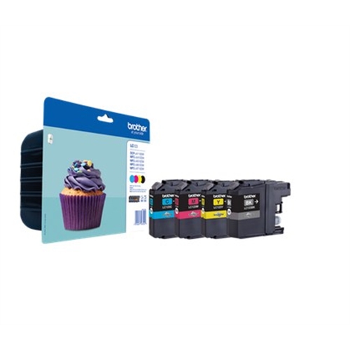 BROTHER CARTUCHO RAINBOW PACK BK/YL/CY/MG 600 PAG. PACK 4 MFC/J4510DW/J4410DW