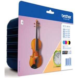 Brother Pack 4 Cartuchos (Negro,Cian,Magenta,Amarillo) MFC-J4410DW/MFC-J4510DW 1200 pag