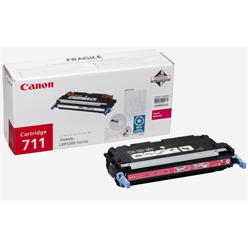 CANON TONER MAGENTA CRG711M 6.000 PAG. I-SENSYS LBP-/5300/5360 I-SENSYS MF/9220CDN