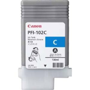 CANON CARTUCHO CIAN PFI102C 130ML LP/17/24 IPF/500/600/700/710/610/605/720/102C/755