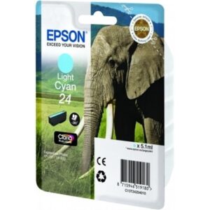 EPSON CARTUCHO CIAN CLARO T24 360 PÁGINAS XP/750/850
