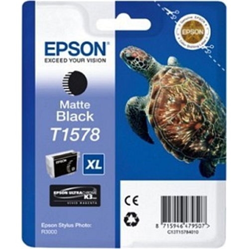 EPSON CARTUCHO NEGRO MATE T1578 25,9ML R/3000