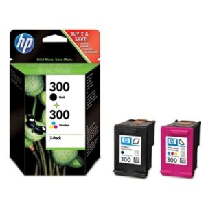 HP CARTUCHO NEGRO/COLOR Nº300 PACK 2 DESKJET/F4580 PHOTOSMART/SERIE C4700/C4780 SERIE ENVY/100