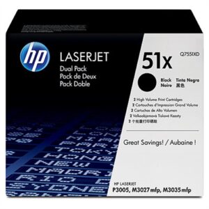 HP TONER NEGRO 13.000 PAG. PACK 2 LASERJET P/3005/3005D/3005DN/3005N/3005X LASERJET M/3027/3027X/3035/3035XS