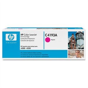 HP C4193A Cartucho 6000páginas Magenta tóner y cartucho láser