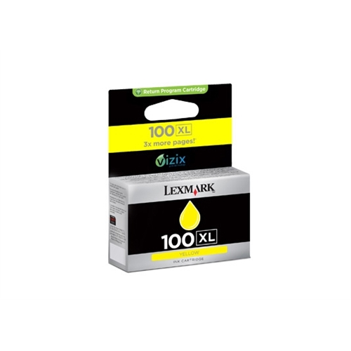 LEXMARK CARTUCHO AMARILLO Nº100XL 600 PAG. RETORNABLE S/305/405/505/605 PRO/205/705/805/905/800/900