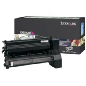 Lexmark 10B042M Cartucho 15000páginas Magenta tóner y cartucho láser