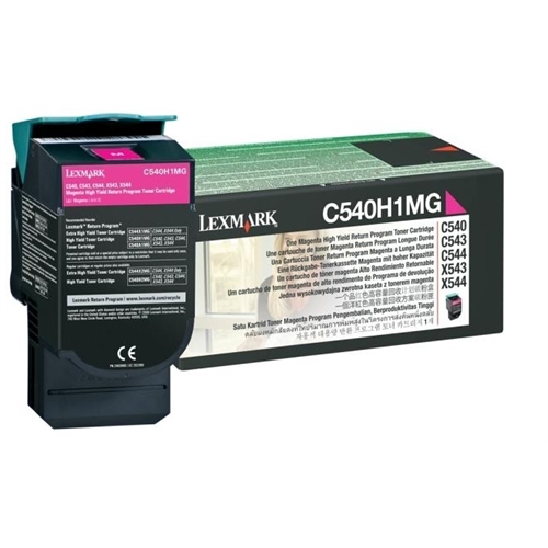 LEXMARK TONER MAGENTA 2.000 PAG. RETORNABLE C/543/544/540 X/543/544