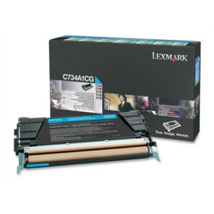 Lexmark C734A1CG tóner y cartucho láser
