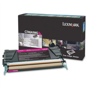 Lexmark C746A1MG tóner y cartucho láser