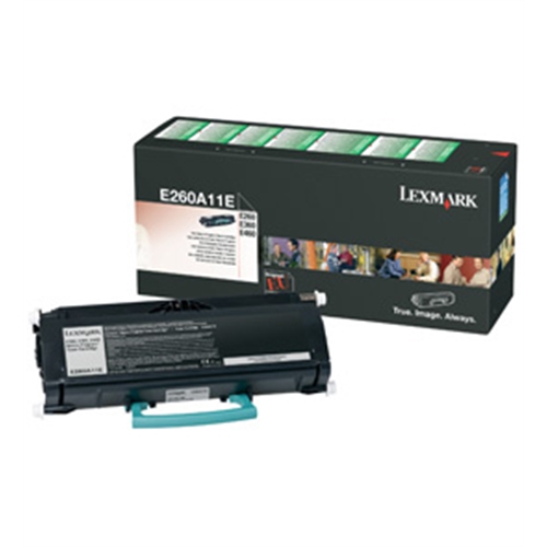 LEXMARK TONER NEGRO 3.500 PAG. RETORNABLE E/260/360/460