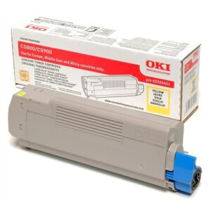 OKI TONER C5800 / C5900 / C5550MFP - 5.000 PAG. AMARILLO