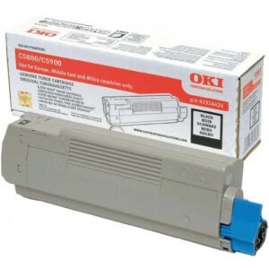 OKI TONER C5800 / C5900 / C5550MFP- 6.000 PAG. NEGRO