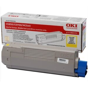 OKI TONER MC560 / C5850 / C5950 - 6.000 PAG. AMARILLO