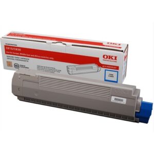 OKI TONER C810 / C830 - 8.000 PAG. CYAN