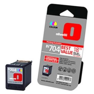 OLIVETTI CARTUCHO COLOR IN 704 LINEA/OFFICE/OFFICE WIFI/PHOTO SIMPLE WAY/PHOTO