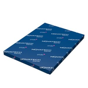 Novatech digital glosss, brillo , estucado 2 caras blan- 350grm - 480mm x 330mm