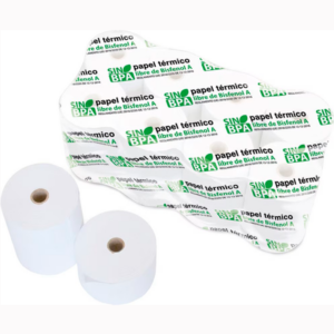 PAPEL TERMICO 80X80X12 MM 65GR