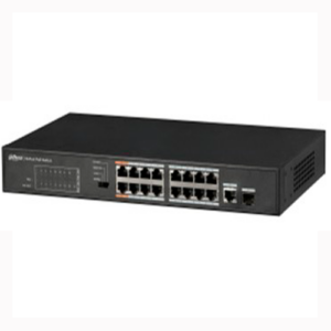 DAHUA SWITCH POE 16 PUERTOS + 1 PUERTO GIGABIT