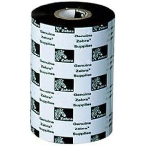 Zebra ZipShip 5319, Ribbon de transferencia térmica, 5319 cera, para impresora de rango medio/gama alta, Anchura de rollo: 110mm, Núcleo: 25,4mm, Longitud: 450m (Precio por unidad / Caja 6 unidades)
