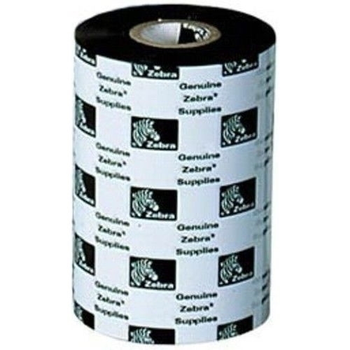 Zebra ZipShip 5319, Ribbon de transferencia térmica, 5319 cera, para impresora de rango medio/gama alta, Anchura de rollo: 110mm, Núcleo: 25,4mm, Longitud: 450m (Precio por unidad / Caja 6 unidades)
