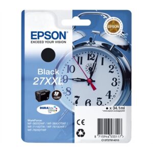 Epson WorkForce WF-3000 y WF-7000 Cartucho Negro de Alta Capacidad nº27XXL