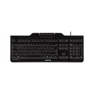 CHERRY KC 1000 SC - Teclado - USB - España - Lector de tarjetas inteligente (DNI) - negro