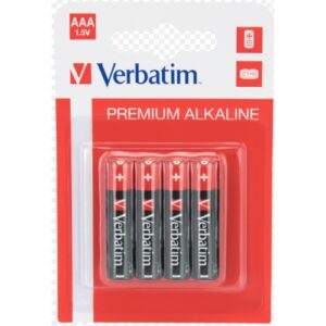 Verbatim - Pack 4 Pilas AAA LR03 Alcalinas