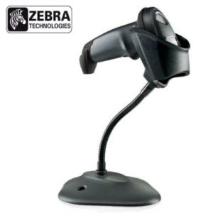 Zebra (Motorola Symbol) - Escáner de códigos de barras LI2208 - 1D - 547 escaneos/seg - USB - IMAGER - Con soporte - Negro