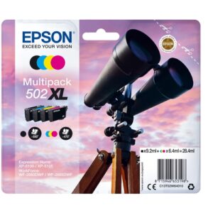 EPSON MULTIPACK 4 COLOURS 502XL INK XP-5100 WF-2860DWF WF-2865DWF