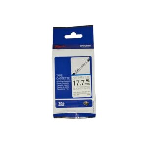 BROTHER CINTA 17.7 MM HSE BLANCO/NEGRO TUBO TERMORRETRACTIL