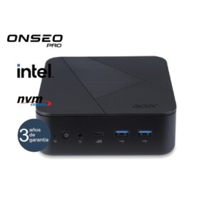 ONSEO Liten Acer - Mini - Montable detrás de monitor- Intel N100 - 8GB - 256GB M.2 - Wifi - USB-C - HDMI - 3 años garantía - 30 días DOA