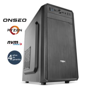 ONSEO Ryzen Force C1 - Minitorre MT - AMD Ryzen 5 5600G - 16GB - 500GB M.2 NVMe - USB 3.0 - 4 años garantía - 30 días DOA
