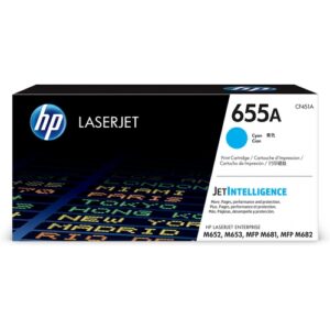 HP LASERJET ENTERPRISE M652 TONER CYAN 655A CF451A 10.500 PAGINAS