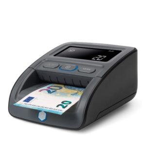 Safescan 155-S - Detector de billetes falsos automático, detección 7 puntos para 5 divisas, 100% BCE testado puerto USB + SD para actualizaciones, Negro Gen 2