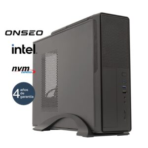 ONSEO Solano C8+ - Sobremesa SFF - 12ª gen - Intel Core i5 12400 - 16GB DDR4 - 500GB SSD M.2 NVMe - USB 3.0 - 4 años garantía - 30 días DOA