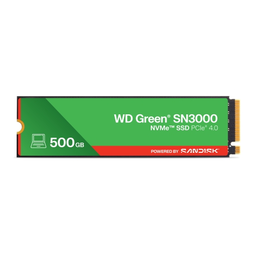 WD Green SN3000 SSD 500GB PCIe Gen4 NVMe