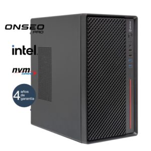 ONSEO Corus C10+ - Minitorre MT - 14ª gen - Intel Core i7 14700 - 16GB DDR4 - 1TB SSD M.2 NVMe - 500W 80+ Bronze - USB 3.0 - 4 años garantía - 30 días DOA