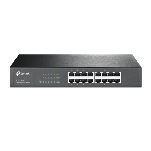 TPLINK - Switch 16P 10/100/1000 Mbps TPLink TL-SG1016D - Carcasa metálica - 13"