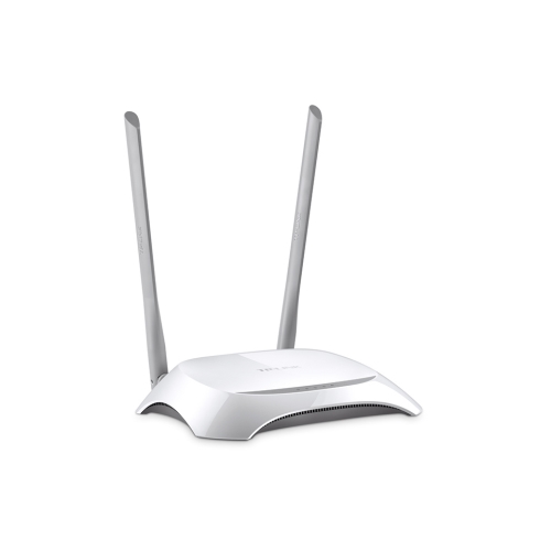 TPLINK TL-WR840N - Router inalámbrico neutro - conmutador de 4 puertos - 802.11b/g/n 300 Mbps - sobremesa - 2 antenas fijas