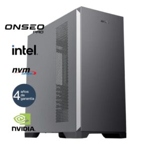 ONSEO CAD PRO 123250 - Workstation Torre - Intel Core i7 12700K - 32GB DDR5 - 1TB SSD NVMe - Quadro RTX A1000 8GB - 750W 80+ Gold - Refrigeración líquida - 4 años garantía - 30 días DOA