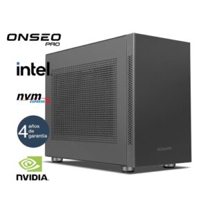 ONSEO CAD BASIC 123250 - Workstation Torre - Intel Core i7 12700F - 32GB DDR4 - 1TB SSD NVMe - Quadro RTX A1000 8GB - 4 x mDP - 650W 80+ Bronze - 4 años garantía - 30 días DOA