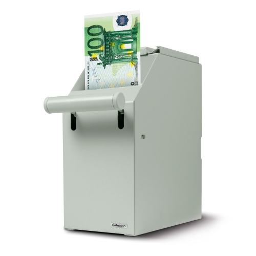 Caja fuerte POS Safescan 4100 - Doble cerradura de seguridad - Anclaje a mostrador - Blanca