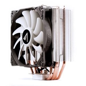 Abysm Gaming - CPU Air Cooler Snow IV - Ventilador 12 cm + Disipador 4 pipes- 19-22.9 dBA - TDP 120W - Intel 2011/1366/1156/1155/1151/1150/775/2066 AMD FM2+/FM1/AM2/AM3/AM4