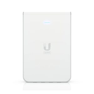 Ubiquiti U6-IW AP WiFi6 3xGbE 1xGbE PoE Pared - 4 puertos RJ45 Gigabit