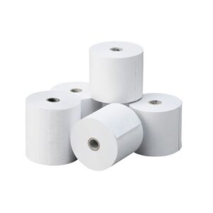 PAPEL TÉRMICO 57X55X12 MM - PAQUETE DE 10 ROLLOS - SIN BISFENOL-A - PESOS - (caja completa 10 paquetes)